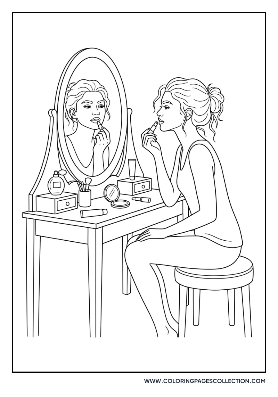 Zendaya Makeup Mirror