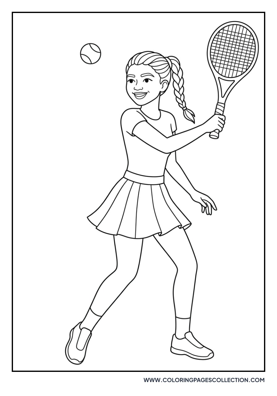 Zendaya playing Tennis