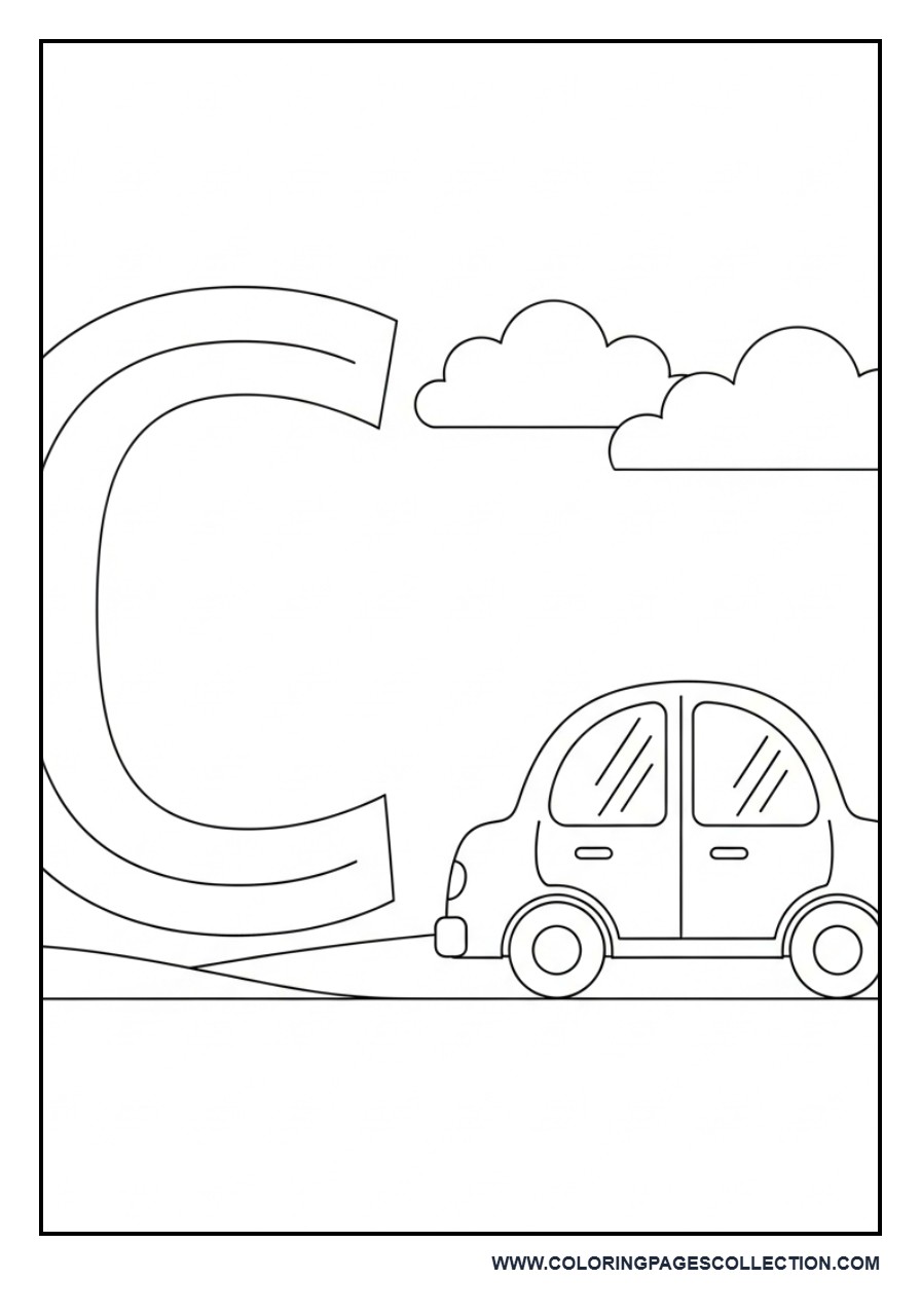 Cars with Alphabet Learning (C for Car)