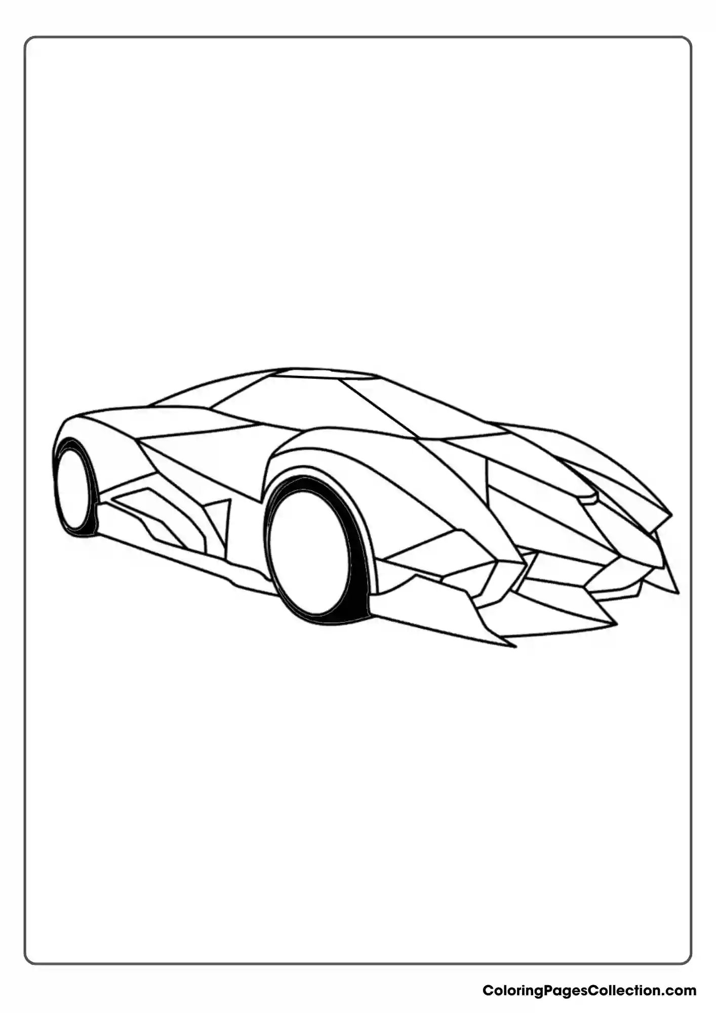 lamborghini coloring page